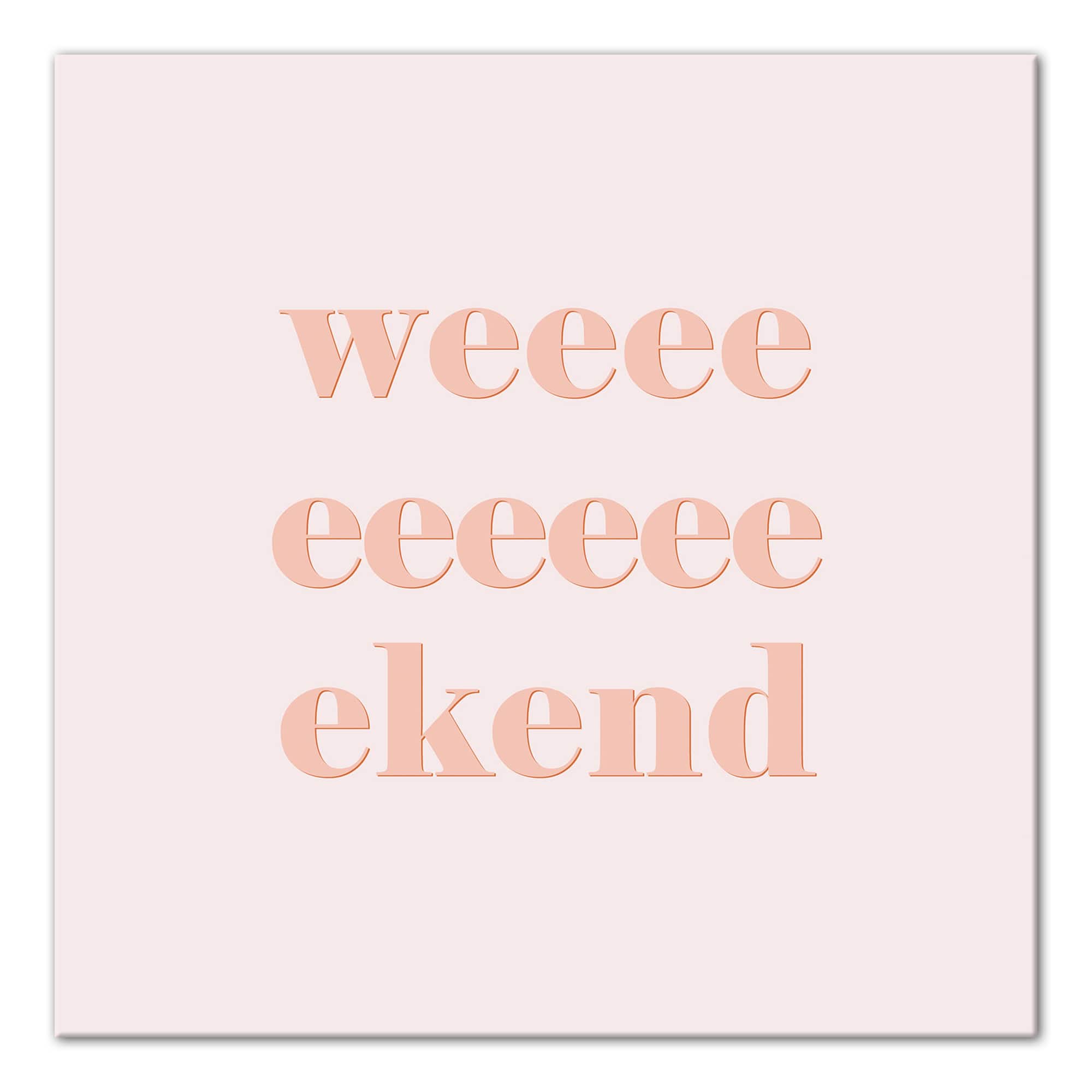 Retro Weekend Canvas Wall Art